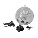 Eurolite Spoguļbumba  set 30cm with LED spot