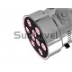 Eurolite LED PAR-56 TCL 9x3W Short sil