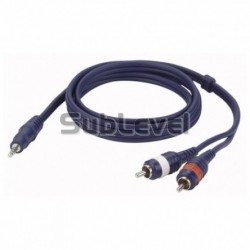 DAP Audio Mini Jack - 2x RCA pāreja 3m