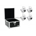Eurolite Set 4x LED PAR-56 RGB sil + Case