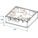 Roadinger Turntable case silver DJ kaste