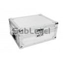Roadinger CD player carrying case silver DJ kaste